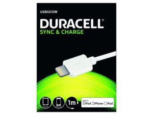 Duracell 5012 USB till Lightning Kabel, 1 meter