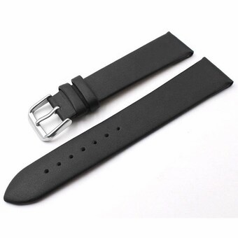 Klockarmband svart 20mm (ss)