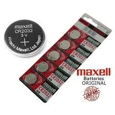Maxell CR 2032, Lithium, 3V, 5-Pack