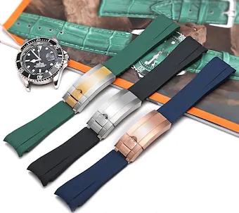Metall Spänne passar till Rolex Submariner, GMT och Omega seamaster Stål/Guld färg