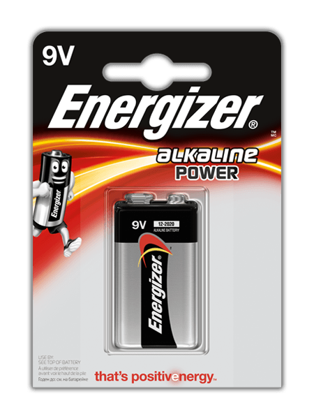 Energizer Alkaline Power 9V 1-Pack